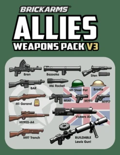 BrickArms Allies Weapons Pack V3