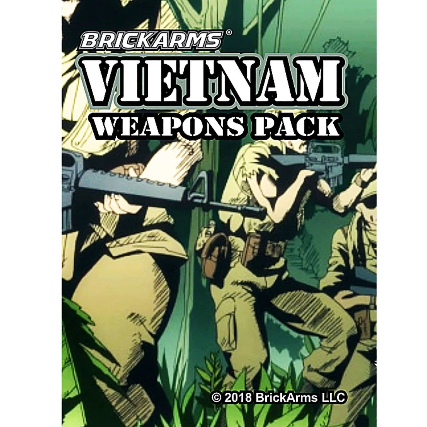 BrickArms Vietnam Weapons Pack - Assorted