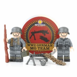 WW2 German Machine Gun Team - Light Flesh