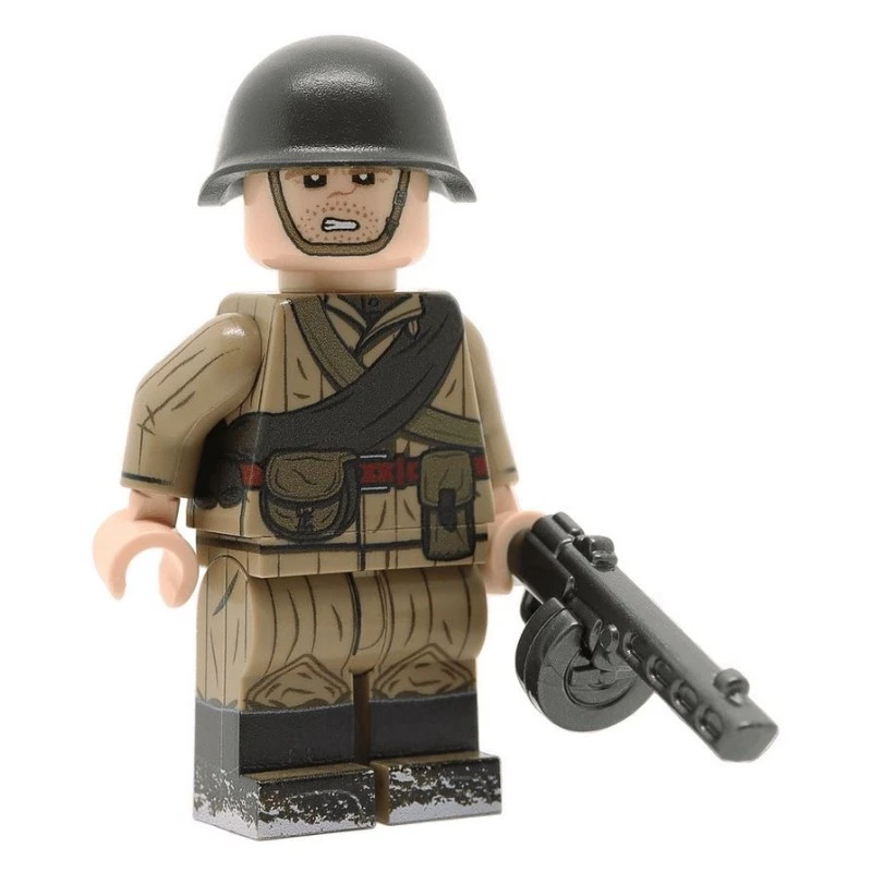 WW2 Soviet Telogreika PPSH Minifigure