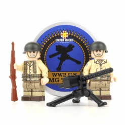 WW2 U.S. Army Machine Gun Team - Light Flesh